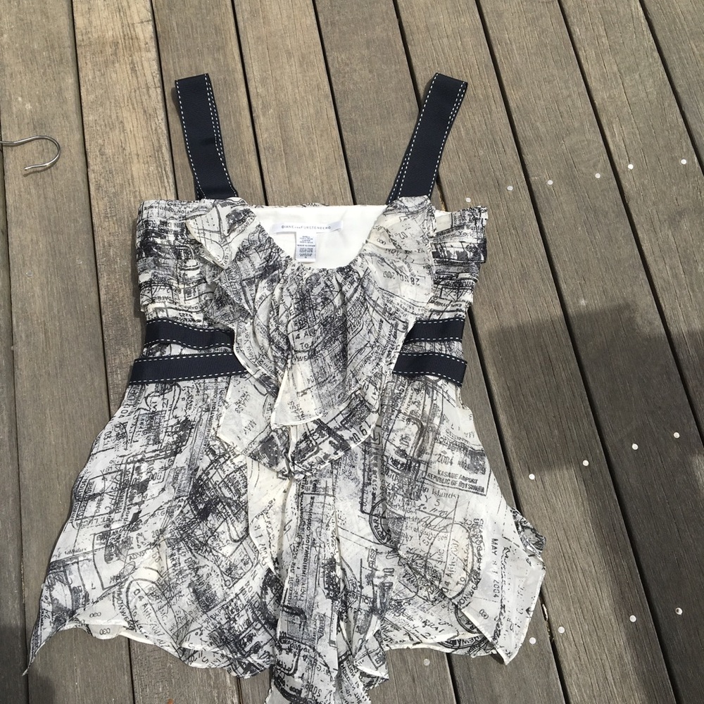 Diane von Firstenberg silk top